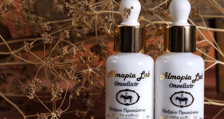 χειροποίητα προϊόντα με γάλα γαιδούρας onoelixir